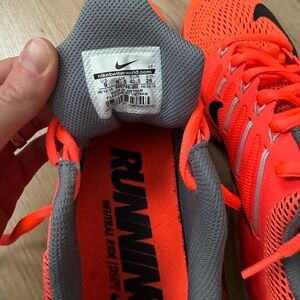 Nike Air Max sneakers in neon orange women’s size 9